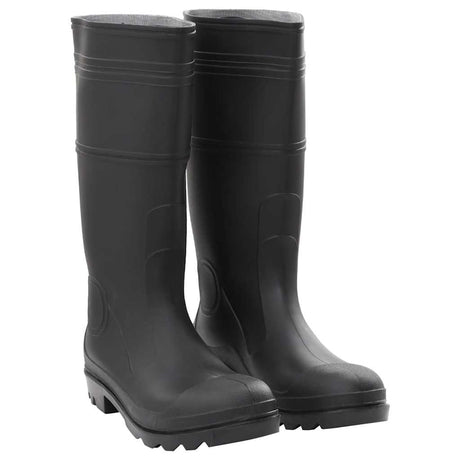 VidaXL Regenstiefel Größe 45 PVC schwarz