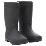 VidaXL Regenstiefel Größe 38 PVC schwarz