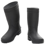 VidaXL Regenstiefel Größe 38 PVC schwarz