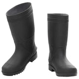 VidaXL Regenstiefel Größe 39 PVC schwarz