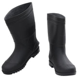 VidaXL Regenstiefel Größe 42 PVC schwarz