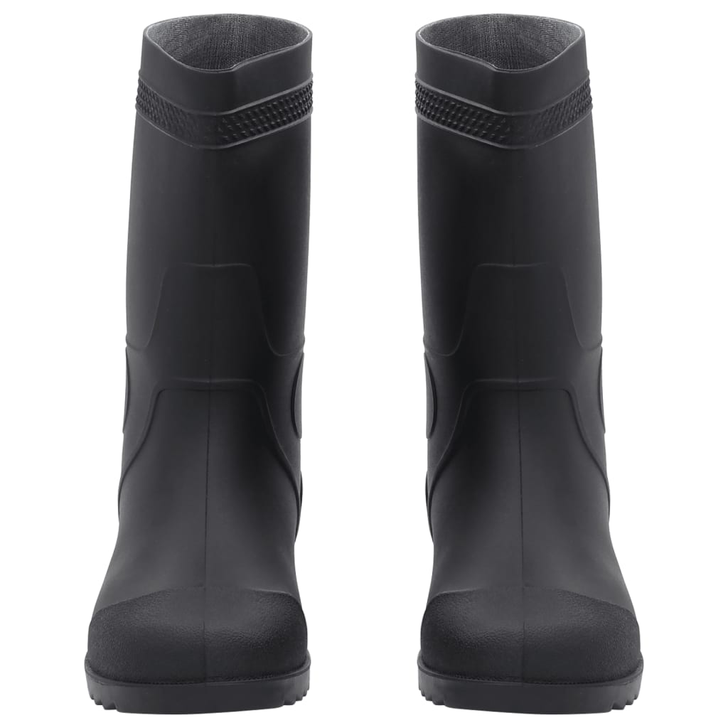 VidaXL Regenstiefel Größe 42 PVC schwarz