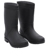 VidaXL Regenstiefel Größe 43 PVC schwarz