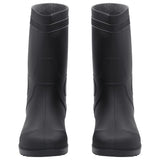 VidaXL Regenstiefel Größe 43 PVC schwarz