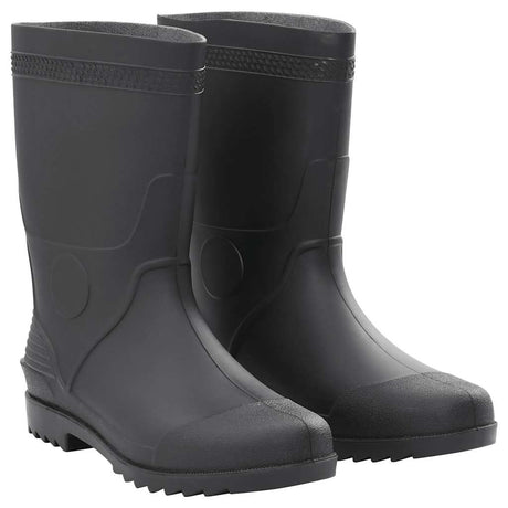 VidaXL Regenstiefel Größe 46 PVC schwarz