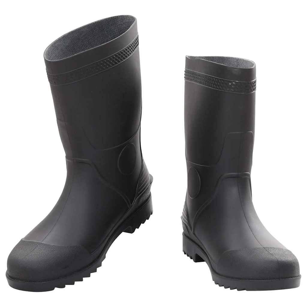 VidaXL Regenstiefel Größe 46 PVC schwarz