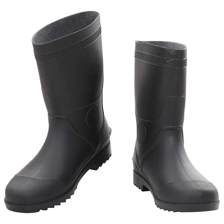 VidaXL Regenstiefel Größe 46 PVC schwarz