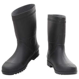 VidaXL Regenstiefel Größe 46 PVC schwarz