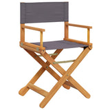 Vidaxl regisseursstoelen 2 st inklapbaar stof donkergrijs