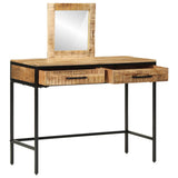 Vidaxl plafondtafel met lade bruin 100 x 40 x 120 cm massief mangohout