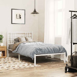 Vidaxl vervangend hoofdbord 100 cm metaal wit