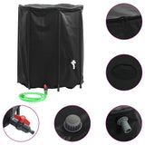 VidaXL Wassertank mit Wasserhahn faltbar 1250 l PVC