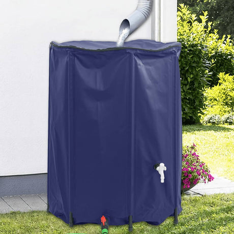 VidaXL Wassertank mit Wasserhahn faltbar 1350 l PVC