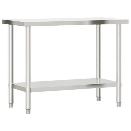 Vidaxx Küchenarbeitstisch 110x55x85 cm Edelstahl