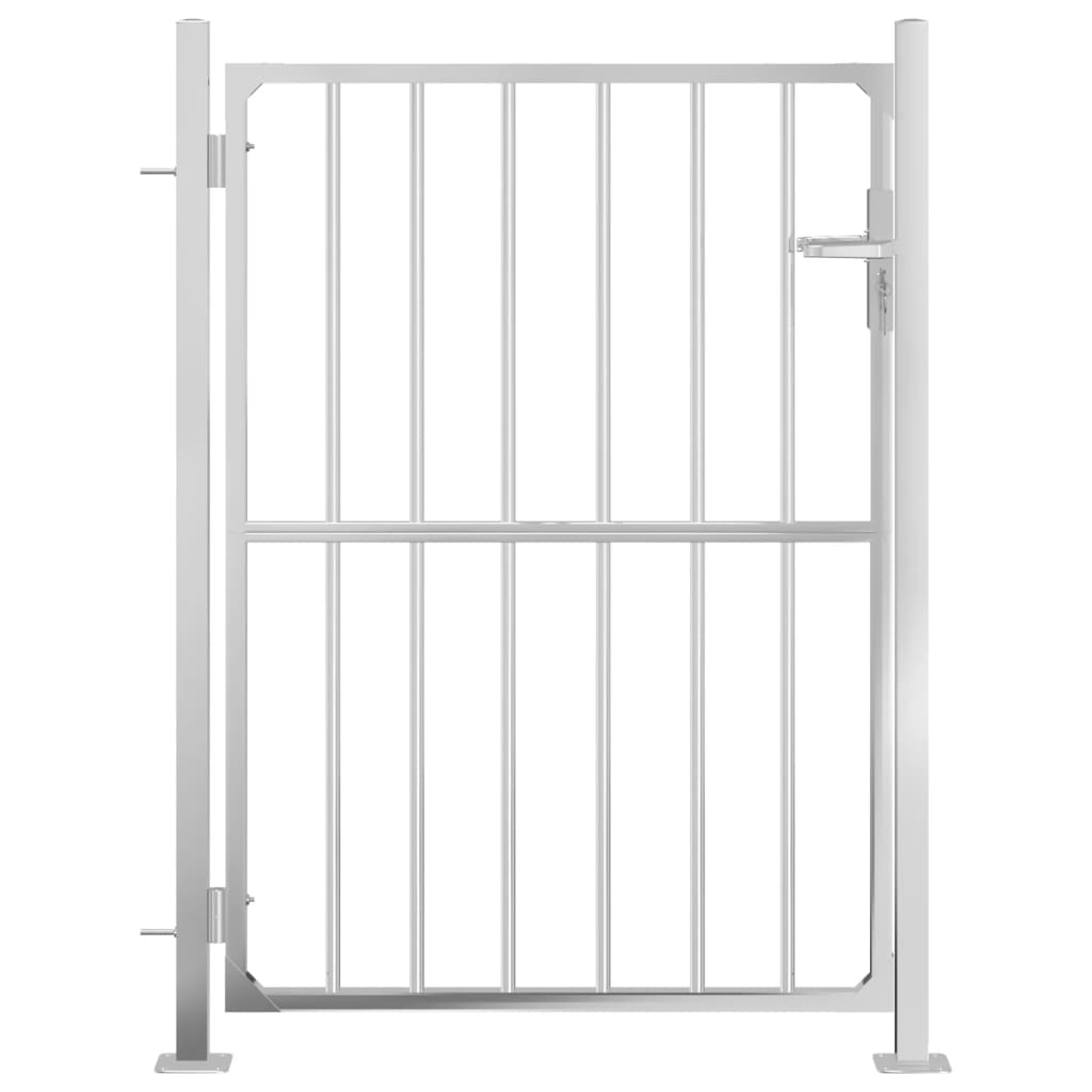 VidaXL Gartentor 100x125 cm Edelstahl