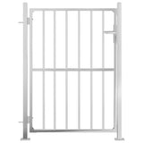 VidaXL Gartentor 100x125 cm Edelstahl