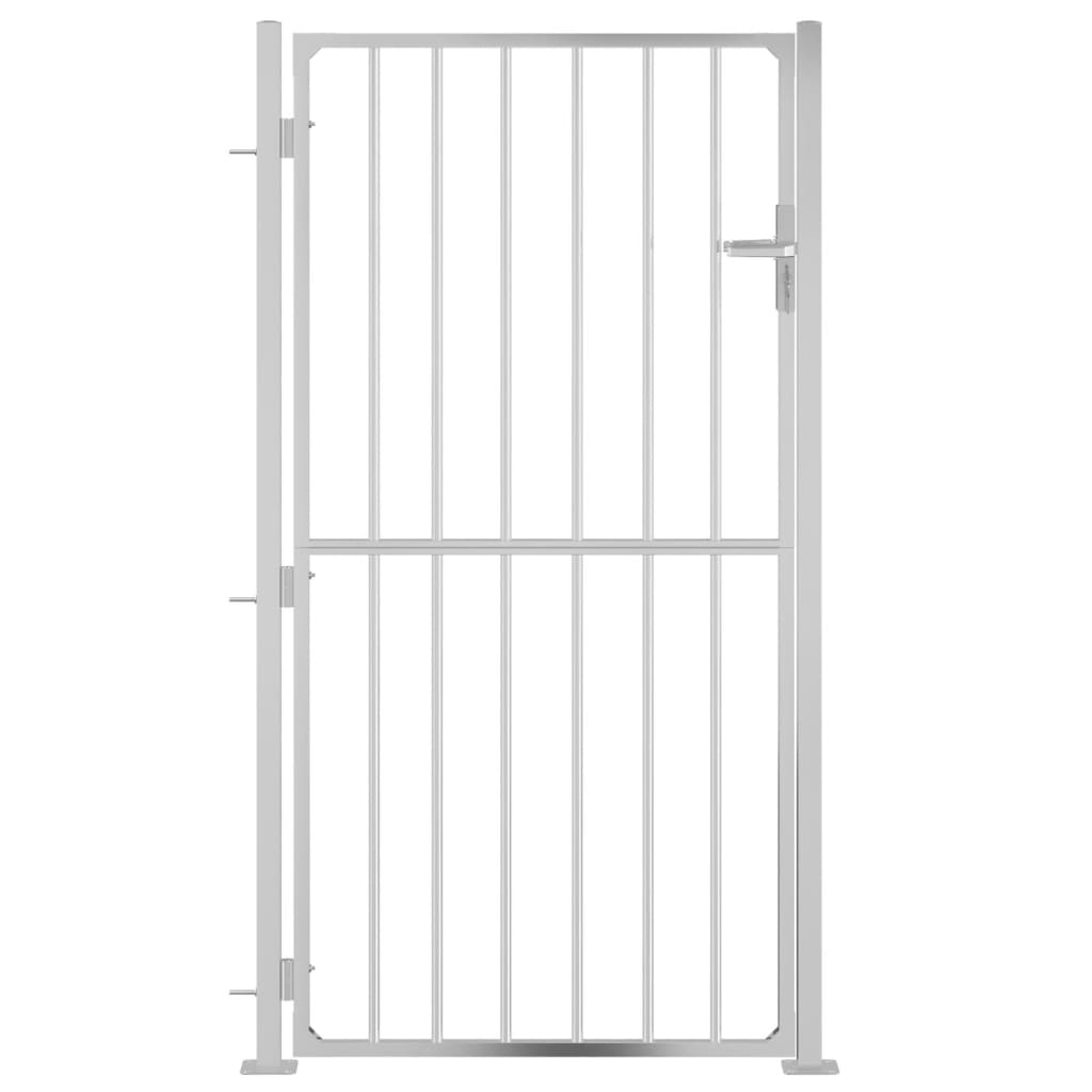 VidaXL Gartentor 100x200 cm Edelstahl