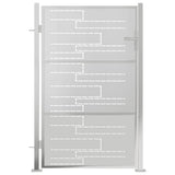 VidaXL Gartentor 100x125 cm Edelstahl