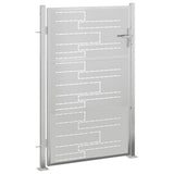 VidaXL Gartentor 100x150 cm Edelstahl