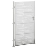 VidaXL Gartentor 100x200 cm Edelstahl