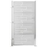 VidaXL Gartentor 100x200 cm Edelstahl