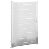 VidaXL Gartentor 100x125 cm Edelstahl