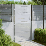 VidaXL Gartentor 100x200 cm Edelstahl