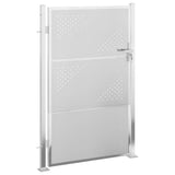 VidaXL Gartentor 100x150 cm Edelstahl