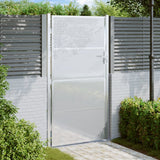 VidaXL Gartentor 100x200 cm Edelstahl