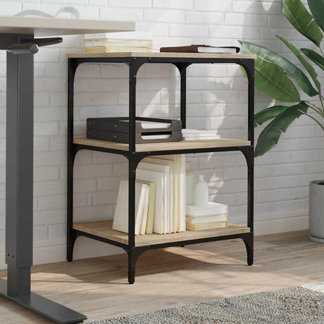 VidaXL Druckerschrank 3-schichtig 50x41x75 cm Holzwerkstoff Sonoma-Eiche