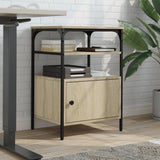 VidaXL Druckerschrank 3-schichtig 50x40x76 cm Holzwerkstoff Sonoma-Eiche