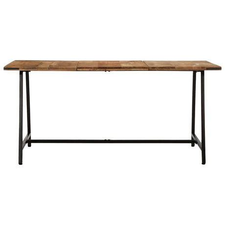 Vidaxl eettafel 160x80x75 cm massief mangohout