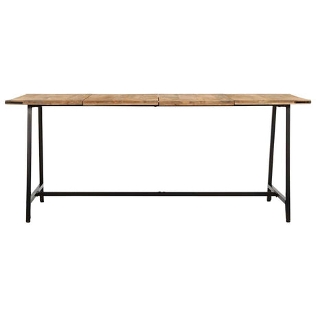 Vidaxl eettafel 180x90x75 cm massief mangohout