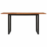 Vidaxl eettafel 160x80x75 cm massief acaciahout