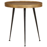 Vidaxl salontafel 3 stuks goudkleurig bewerkt hout