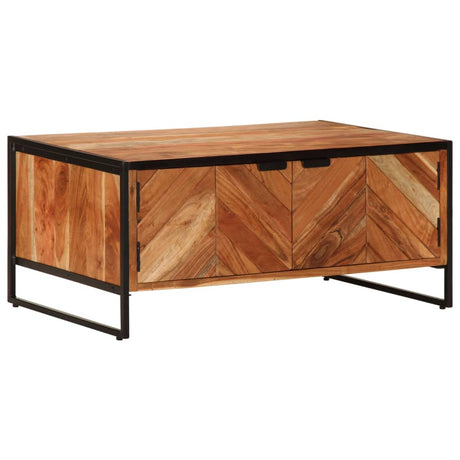Vidaxl salontafel 90x55x40 cm massief acaciahout