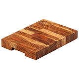 Vidaxx Hackblock 30x21x4 cm massives Akazienholz