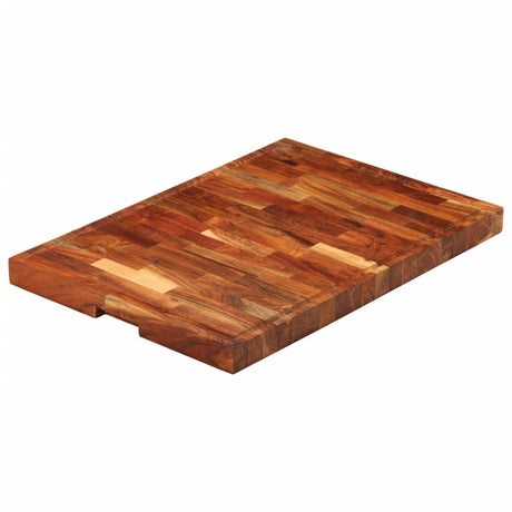 VidaXL Hackblock 60x42x4 cm massives Akazienholz