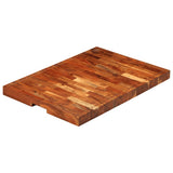 VidaXL Hackblock 60x42x4 cm massives Akazienholz