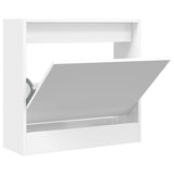 VidaXL Schuhschrank 60x21x57 cm Holzwerkstoff weiß