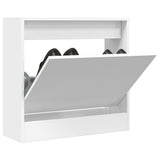 VidaXL Schuhschrank 60x21x57 cm Holzwerkstoff weiß