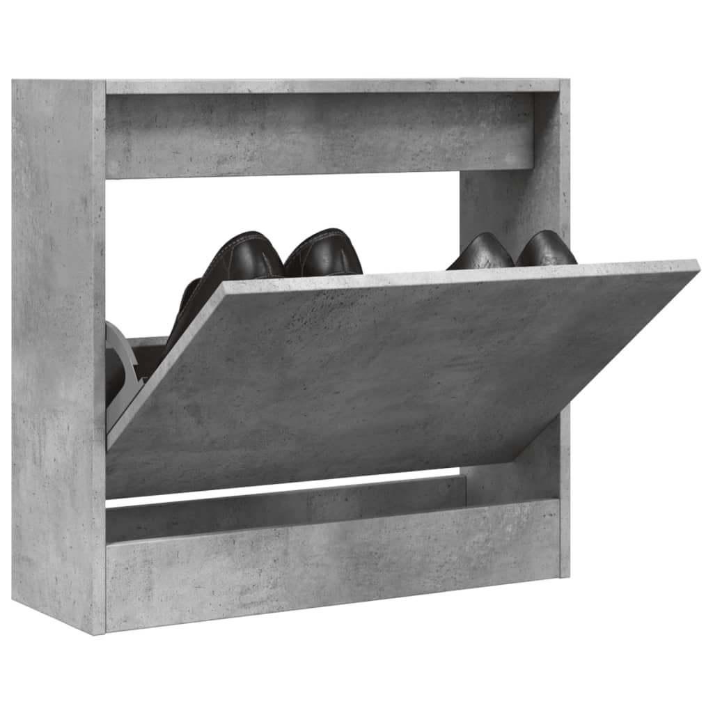 Vidaxx Schuhschrank 60x21x57 cm Holzwerkstoff betongrau