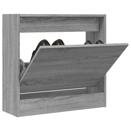 Vidaxx Schuhschrank 60x21x57 cm, Holzwerkstoff, Sonoma-Eiche grau
