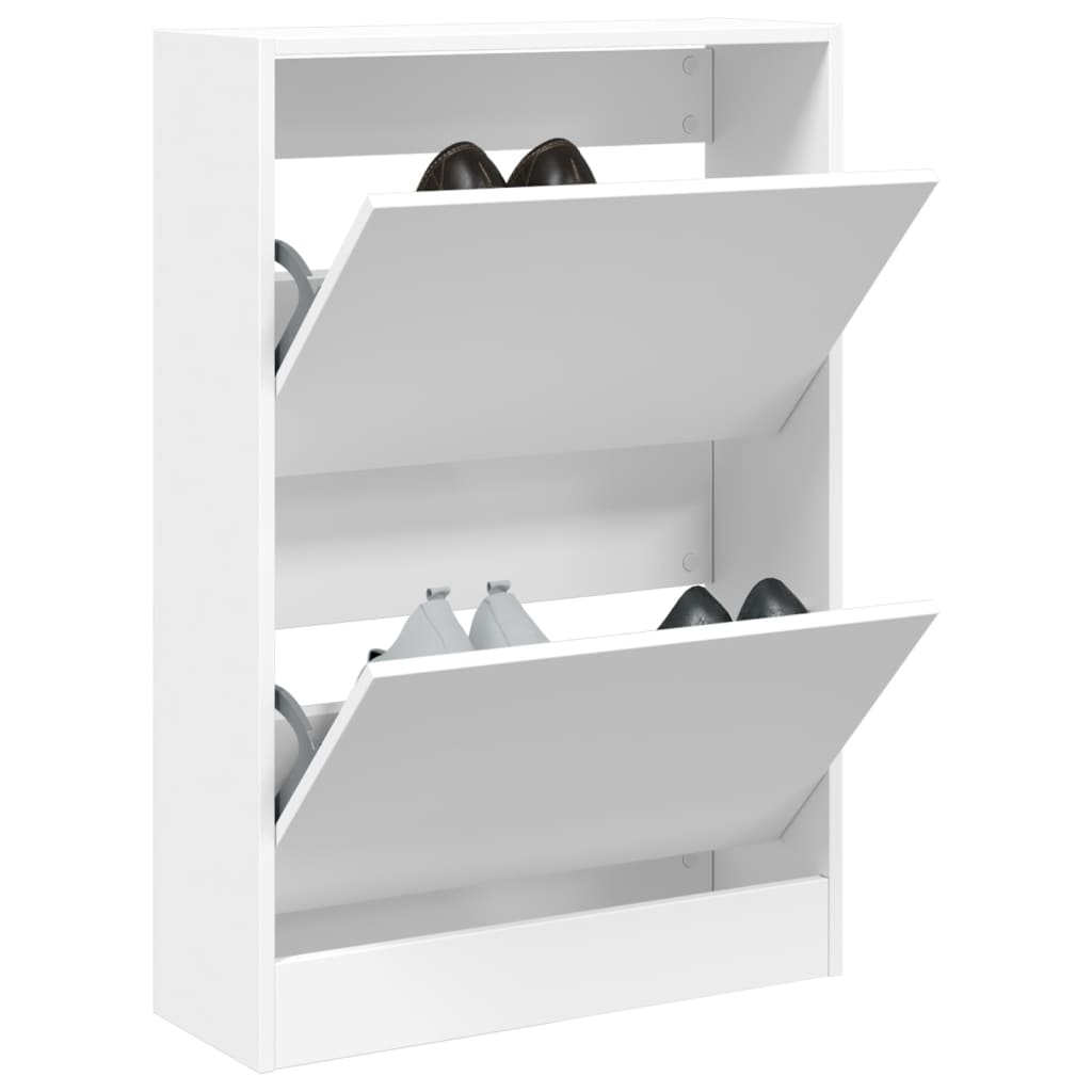 Vidaxx Schuhschrank 60x21x87,5 cm Holzwerkstoff weiß