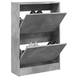 Vidaxx Schuhschrank 60x21x87,5 cm Holzwerkstoff betongrau
