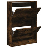 Vidaxx Schuhschrank 60x21x87,5 cm verarbeitetes Holz, geräucherte Eiche