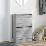 Vidaxx Schuhschrank 60x21x87,5 cm, Holzwerkstoff, Farbe Sonoma-Eiche grau