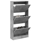 Vidaxx Schuhschrank 60x21x125,5 cm Holzwerkstoff betongrau