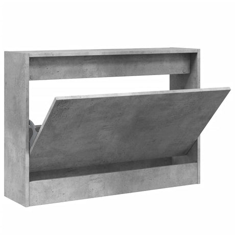 Vidaxx Schuhschrank 80x21x57 cm Holzwerkstoff betongrau