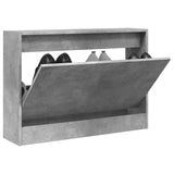 Vidaxx Schuhschrank 80x21x57 cm Holzwerkstoff betongrau
